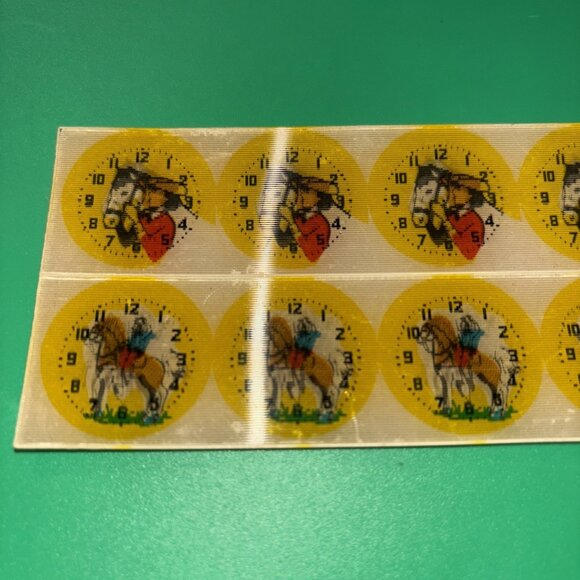 Uncut Vari-Vue Roy Rogers Flicker (14) Watch Dials for Bradley/Ingraham - Picture 4 of 5